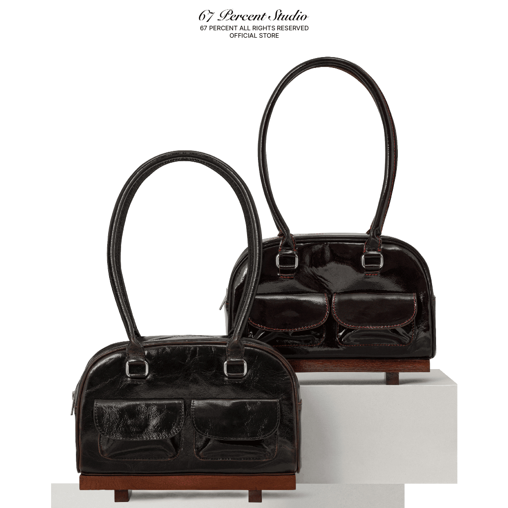 Túi Da Đế Gỗ Bánh Mì 67PERCENT/ 67% - MM GETA BAG