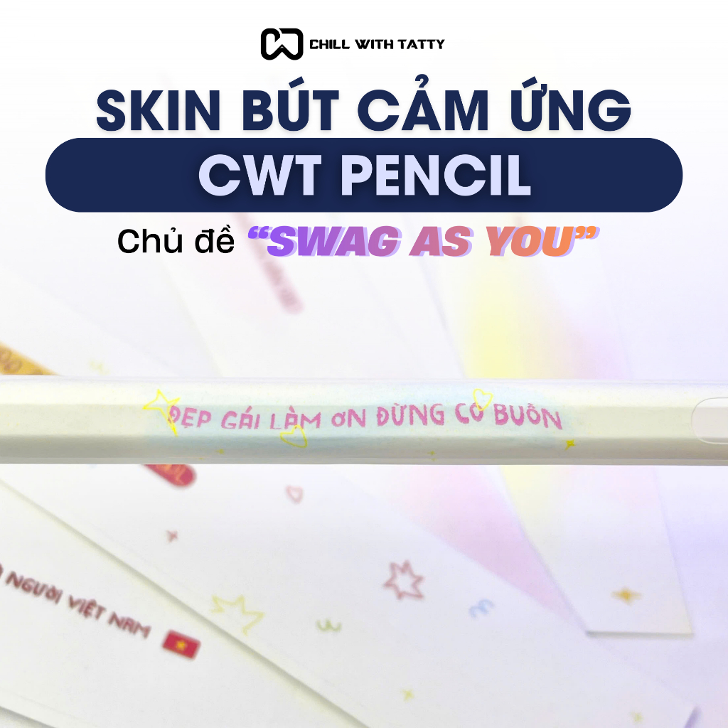 Giấy dán bút cảm ứng CWT thiết kế theo xu hướng