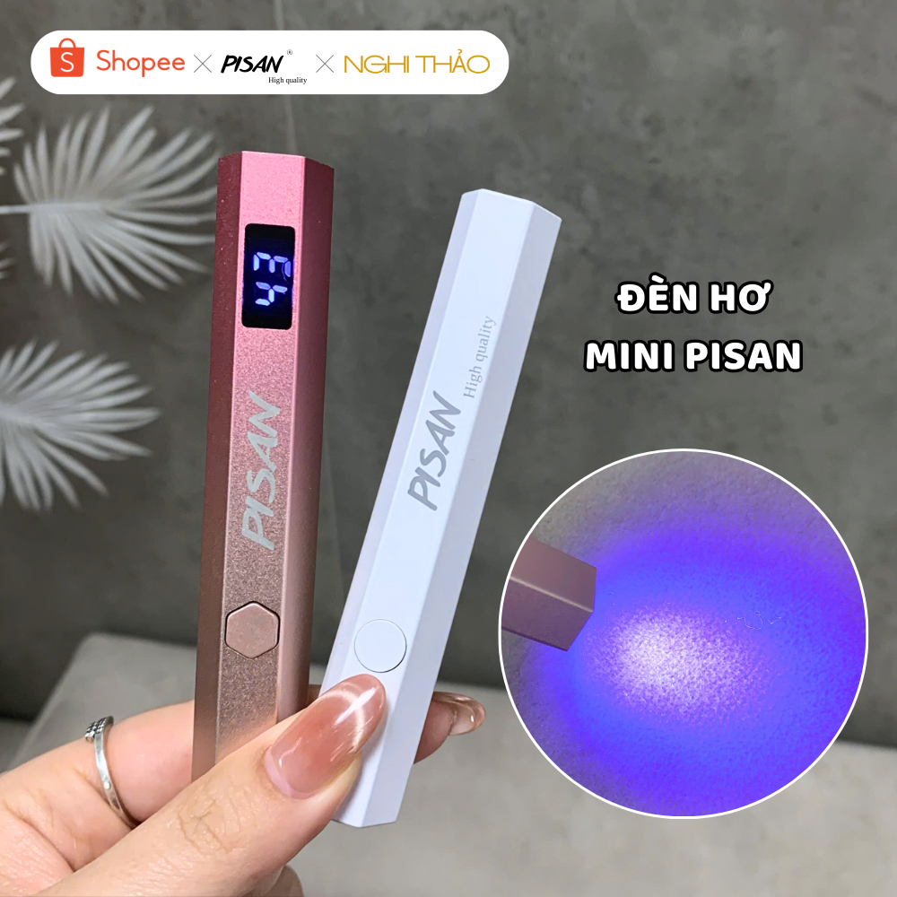  Đèn hơ móng mini cầm tay PISAN 3W Nghi Thảo Nails 