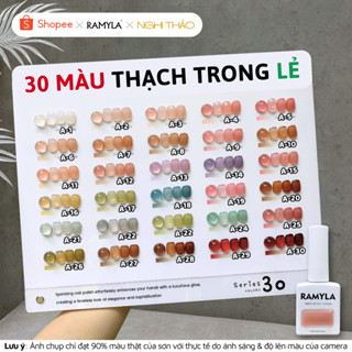  Sơn gel thạch trong lẻ màu RAMYLA Nghi Thảo Nails 