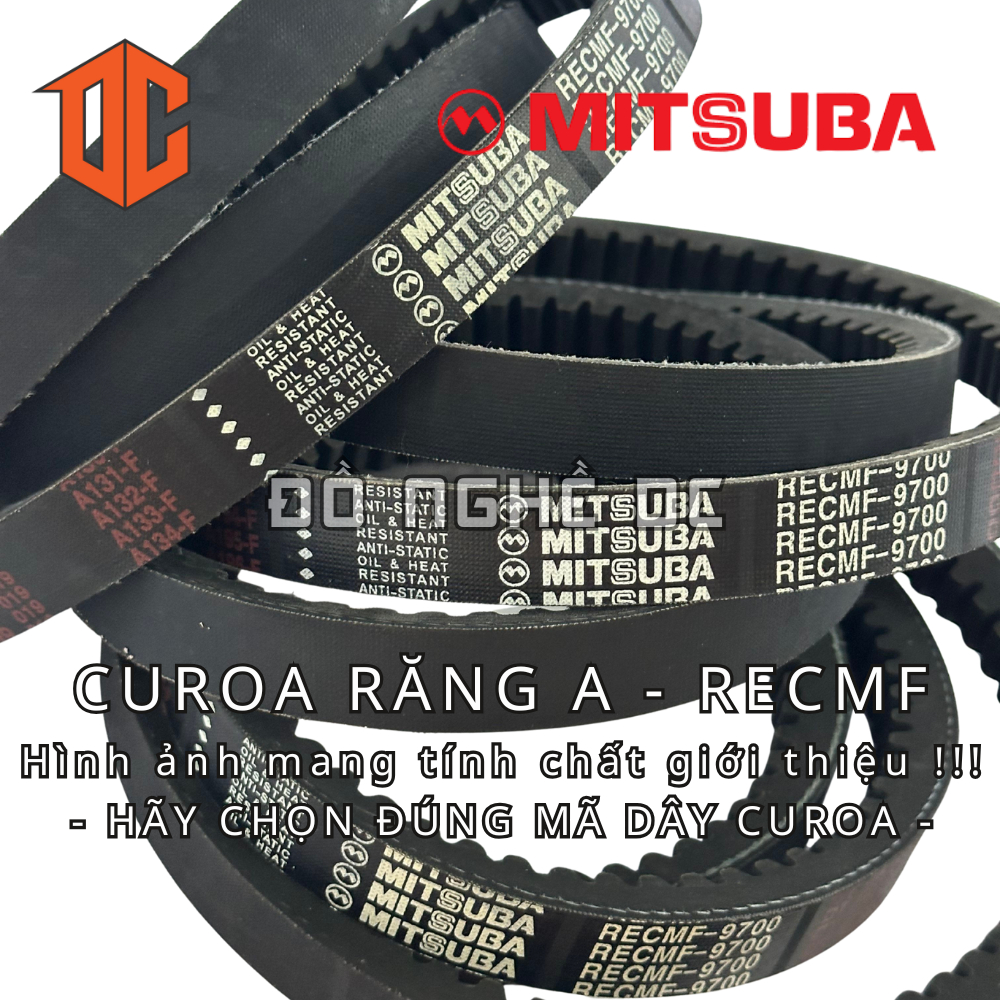 Sợi cao su curoa răng cưa RECMF Thailand MITSUBA A52 A90 A67 A27 A65 A91 A30 A76 A97 A22 A76 A78 A33