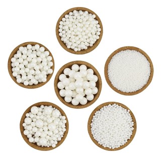 Kẹo bi đường, cốm trang trí bánh kem, cupcake, kem màu trắng, mix đủ màu