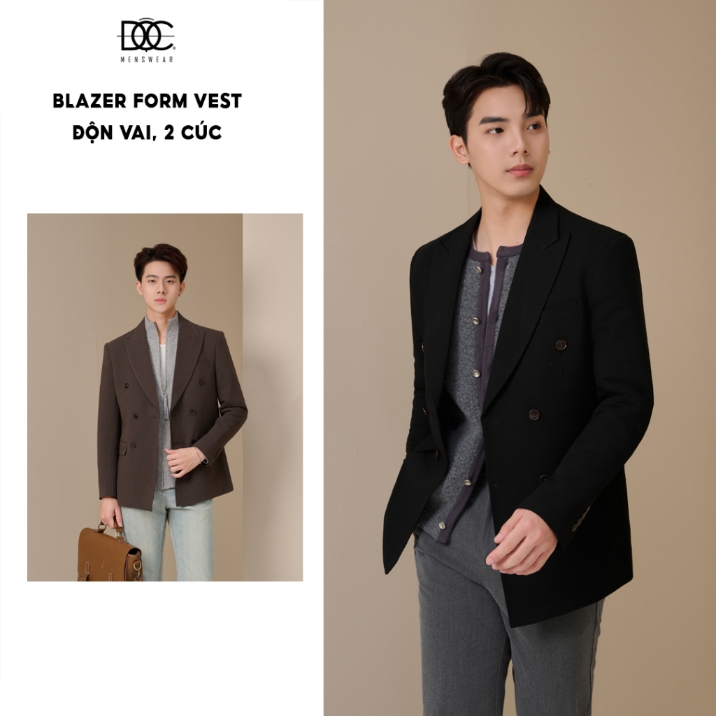 BLAZER NAM FORM VEST ĐỘC MENSWEAR - BZ30