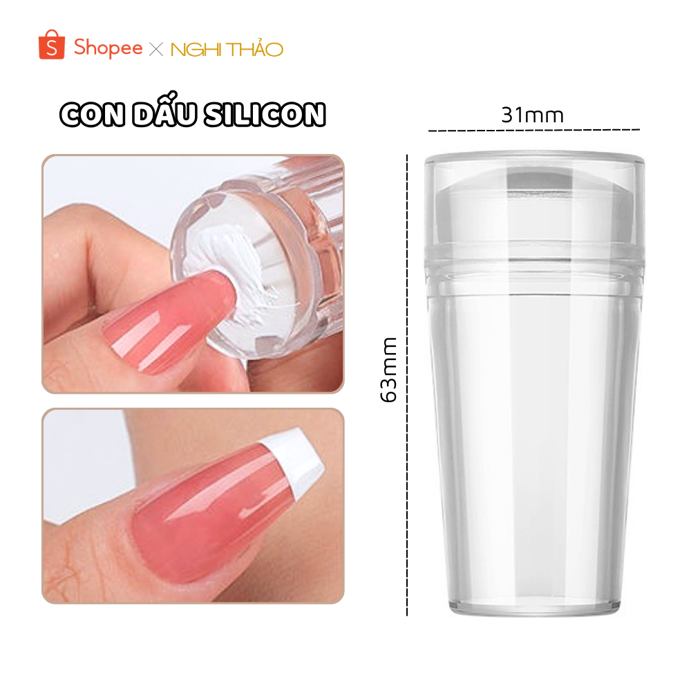 Con dấu silicon in móng tay Nghi Thảo Nails
