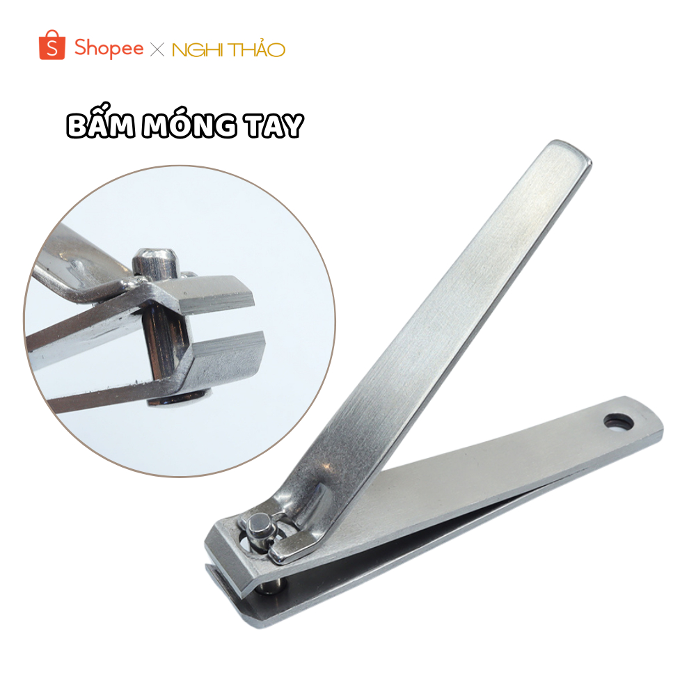 Bấm móng tay đầu phẳng Nghi Thảo phụ kiện nail