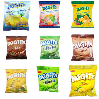 Kẹo gừng me, Bạc Hà, Quế cứng Migita 70gr Bibica