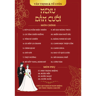 Combo 200 thực đơn k2store.lvn