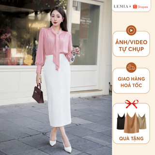  Áo Sơ Mi Buộc Dây Nơ Thời Trang Thanh Lịch by LEMIA Design – Mã: LA24012 
