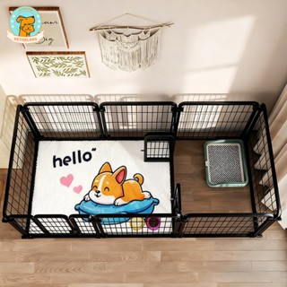  🐱Petorldog🐶 Chuồng Quây Chó Lớn Nan Ống Siêu Dày Cap cấp Gồm 4-9 tấm ghép Siêu bền Hàng rào thú cưng 