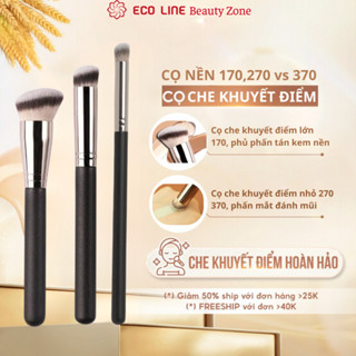  Cọ che khuyết điểm 370 đầu phẳng mềm mịn cọ nền 270 vát chéo tạo khối che khuyết điểm hoàn hảo 