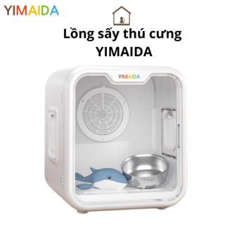   Phiên bản tiếng Việt  Lồng sấy lông thú cưng chó mèo YIMAIDA M25 69L  khử khuẩn Ozone 