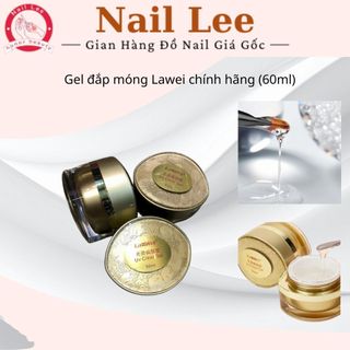  Gel Đắp Móng Lawei Gel Đắp Móng Không Nóng Hũ 60ml Chính Hãng NAIL LEE 