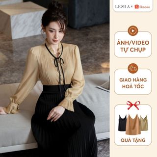  Áo Sơ Mi Dập Ly Trang Trí Thời Trang Nữ Thanh Lịch By LEMIA Design - 23A316 