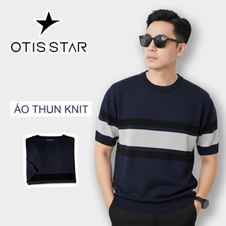  Áo thun Len dệt kim chất len mềm mịn thoáng mát phối màu classic sang trọng OTIS STAR Ventor 