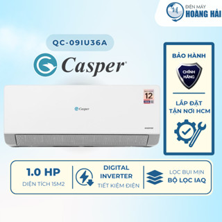 Máy lạnh Casper Inverter (1 HP ) QC-09IU36A | (1.5 HP) QC-12IU36A - Model 2025