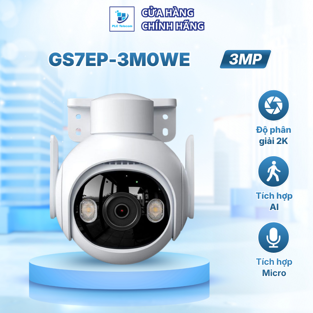 Camera IMOU ngoài trời GS7EP-3M0WE (Cruiser 2 3MP)/ GS7EP-5M0WE (Cruiser 2 5MP) quay quét Full Color