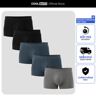   SALE TẾT Combo 5 quần lót sịp nam Trunk Cotton co giãn thoải mái Coolmate 