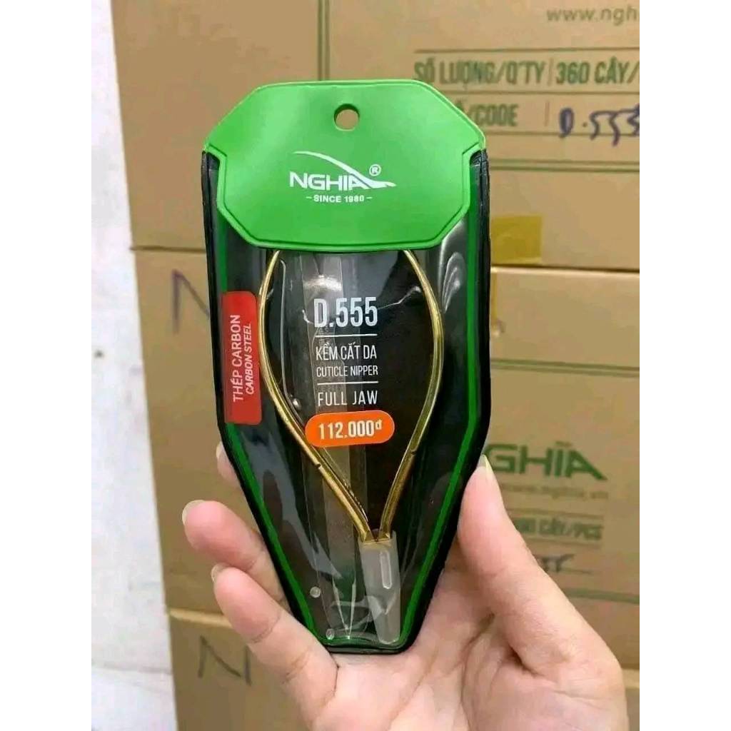 Kềm nghĩa D555 nhặt da, Kìm Nghĩa D555 nhặt da Chính Hãng