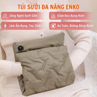  Túi Sưởi Đa Năng ENKO -Công Nghệ Sưởi Gốm Điều Chỉnh Nhiệt Độ Giảm Đau Bụng Kinh Làm Ấm Bụng Tay Chân 
