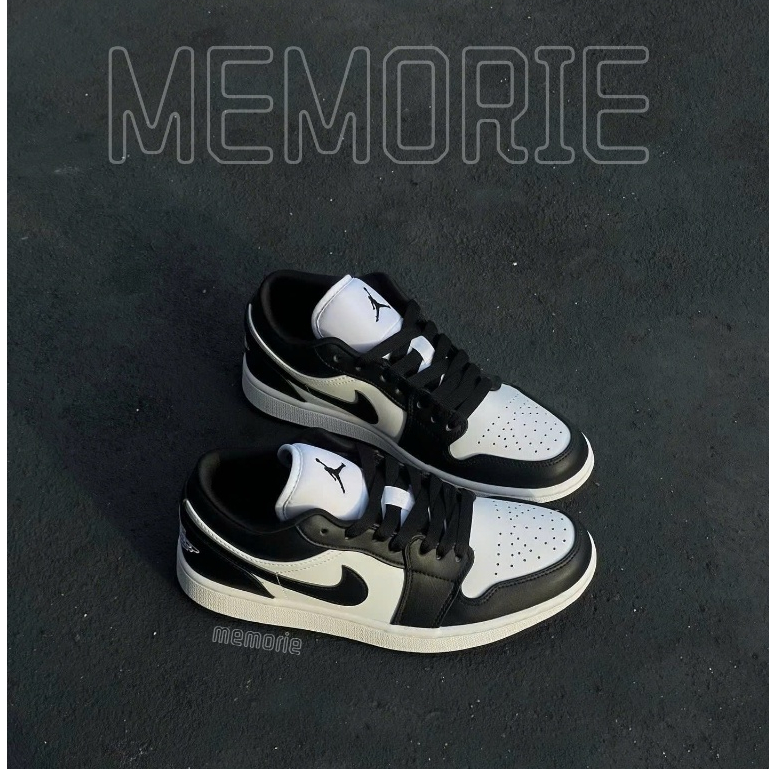 Giày Sneaker JD 1 Low Panda Đen Trắng