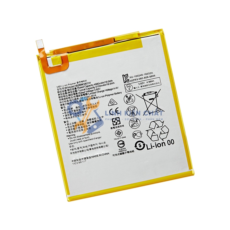 Thay thế Pin Huawei HB2899C0ECW / MediaPad T5 AGS2-L09 BTV-W09 / MatePad T10 AGRK-W09 / T10s AGS3-W0