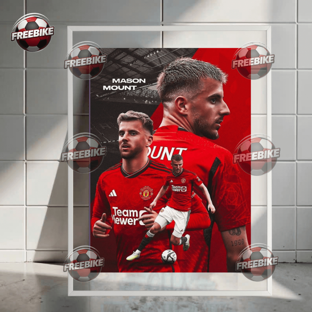 POSTER MASON MOUNT KHUNG BẰNG KÍNH PHA LÊ CAO CẤP