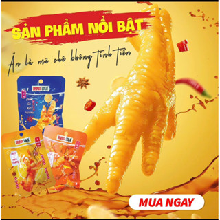  Combo 50 chân gà rút xương Annalala 29g  vị cay ,không cay,cay dịu   
