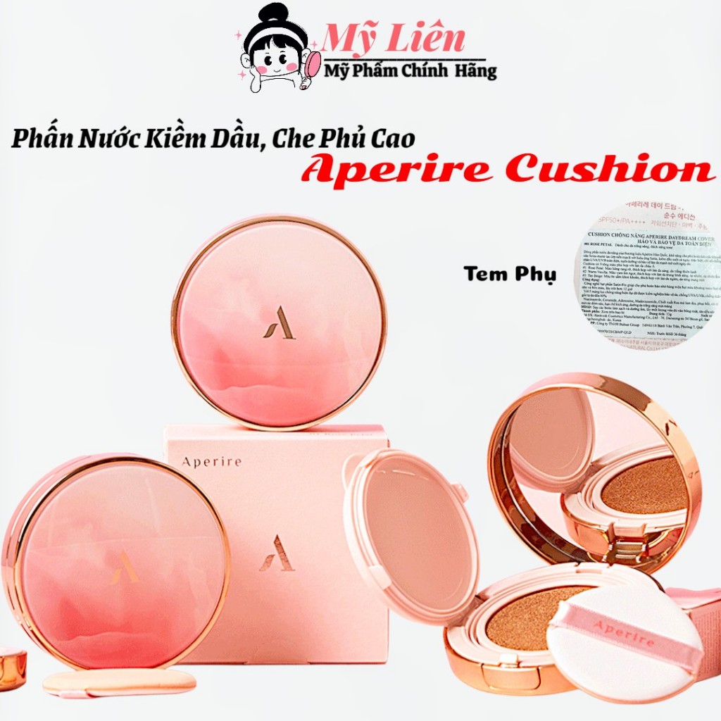 Cushion Aperire Chống Nắng Che Phủ Hoàn Hảo Và Bảo Vệ Da Toàn Diện Aperire