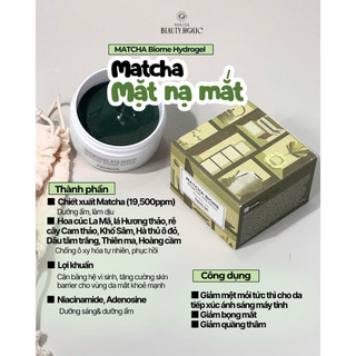 Mặt nạ mắt HEIMISH MATCHA BIOME HYDROGEL EYE PATCH