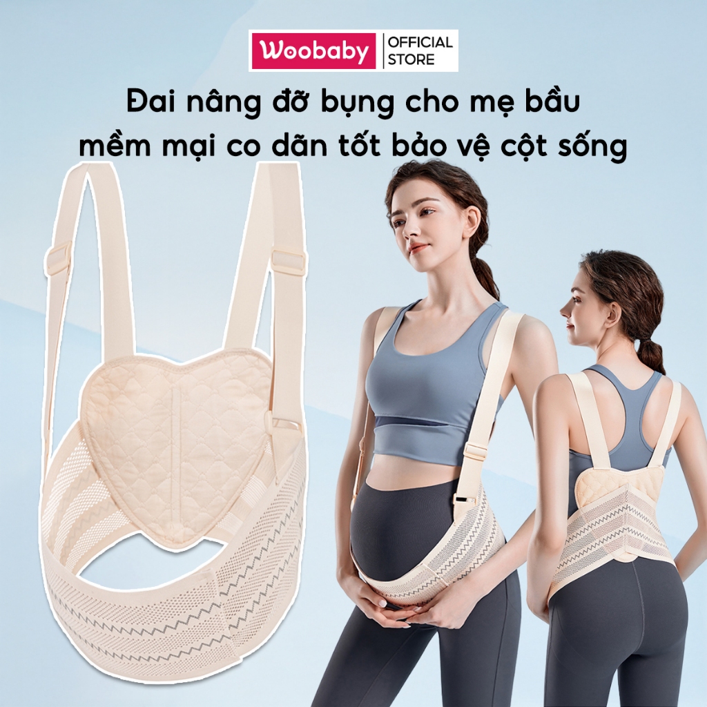 Đai Nâng Bụng Bầu Hỗ Trợ Mẹ Vận Động Thoải Mái Đai Đỡ Bụng Bầu Thoáng Khí Giảm Đau Lưng Hiệu Quả