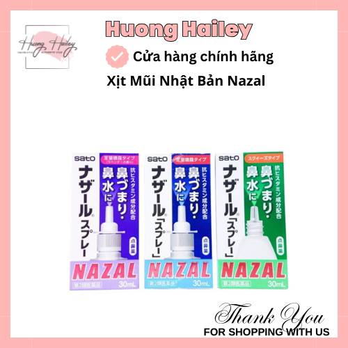 Xịt Mũi Nhật Bản Nazal 30ml