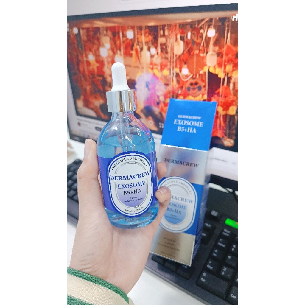 (Fullvat) Serum Hab5, Dermacrew Exosome, Cấp Ẩm Sâu, Căng Bóng, Phục Hồi, Cho Mọi Da