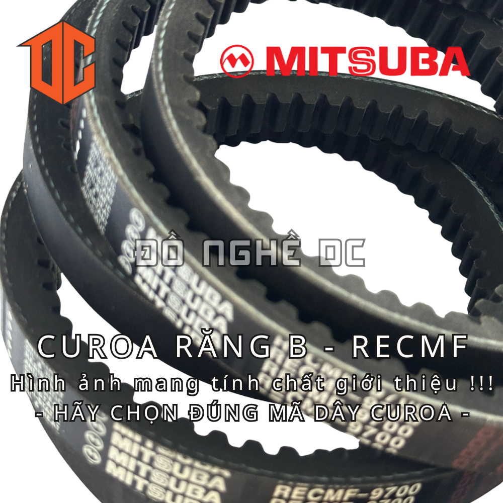 Dây curoa răng cưa RECMF MITSUBA Thailand B84 B57 B75 B59 B64 B75 B36 B99 B70 B24 B54 B58 B32 B73 B24 B21 B85 B66 B42 B8