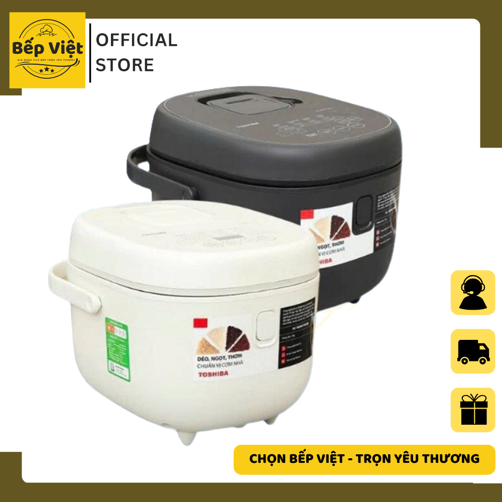 Nồi cơm điện tử Toshiba RC-18DR4TVN(W) - Toshiba RC-18DR4TVN(H) Chống dính Binchotan - Bảo hành chín