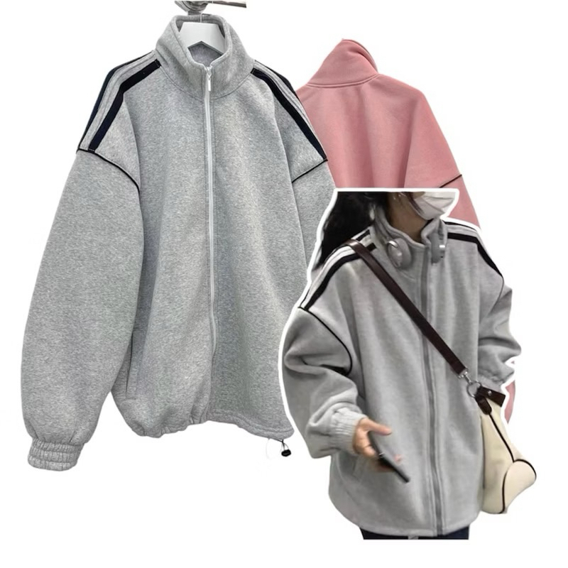 Áo Khoác NỈ MÍ Chất Nỉ Dày Đẹp Có Khoá Kéo HotTrend,HNN