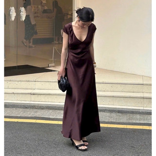 ĐẦM MAXI BÈO 2 DÂY