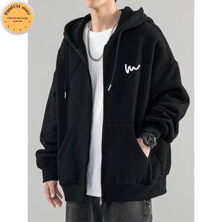 Áo khoác hoodie zip nam nữ form rộng, áo hoodie nam nữ có mũ 2 lớp kiểu dáng Basic thời trang Unisex Hàn Quốc.