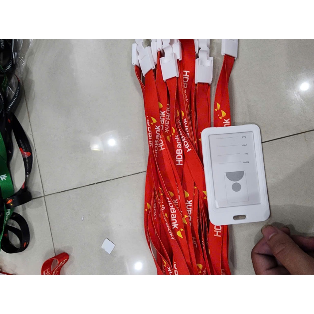 Dây đeo thẻ HD bank - Nhận in theo yêu cầu