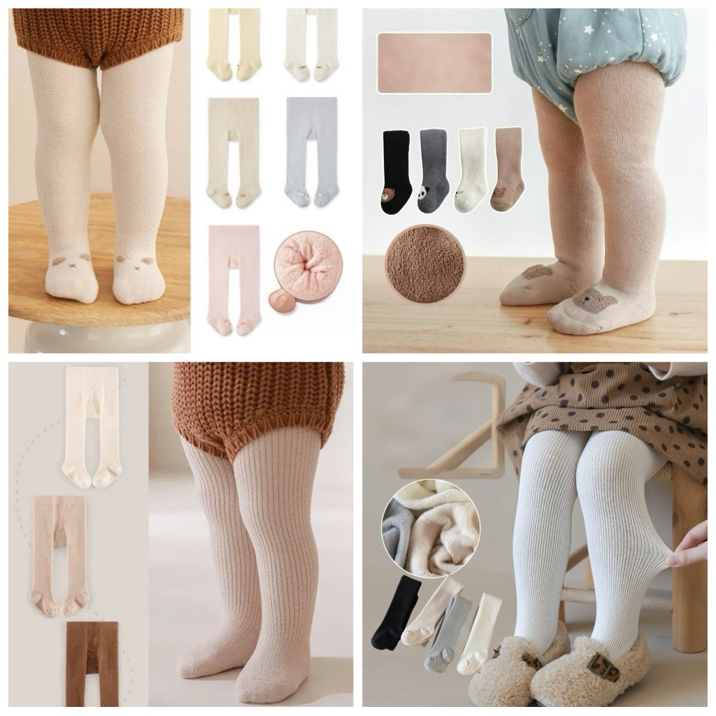 Sulie House-Bộ sưu tập quần tất len thu đông co giãn bé trai, bé gái từ 6-36 tháng