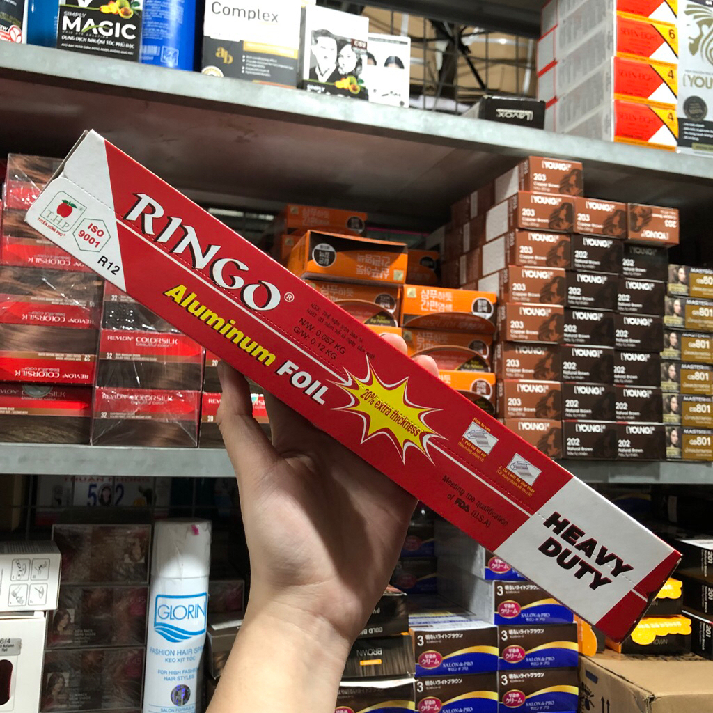 Màng nhôm RINGO RF1210 - giấy bạc (có lưỡi để cắt)