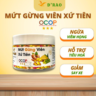  Mứt Gừng Viên Xứ Tiên QNA Farm Đặc sản Ocop 3 Sao  Ấm Họng Tiêu Hóa Tốt Chữa Ho Giảm Say Xe 95g 