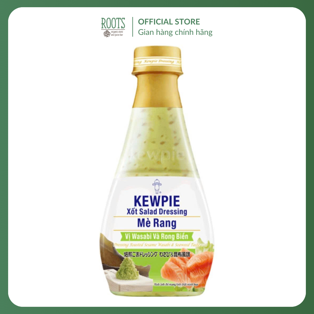 (Ship hỏa tốc) KEWPIE - Sốt Salad Dressing Mè Rang Vị Wasabi & Rong Biển, Dressing Roasted Sesame, W
