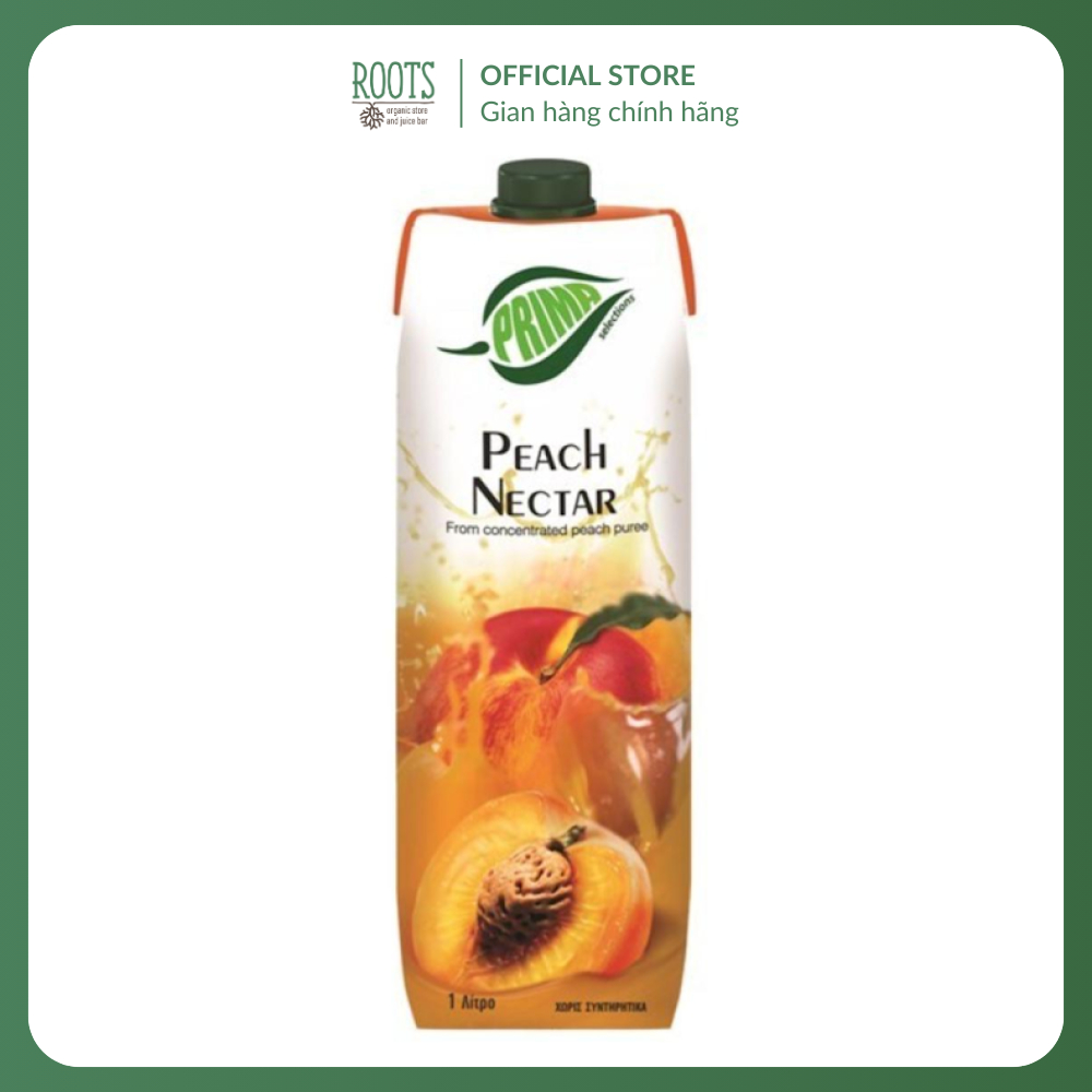 (Ship hỏa tốc) PRIMA - Nectar Đào 50%, Peach Nectar 50% (1L)