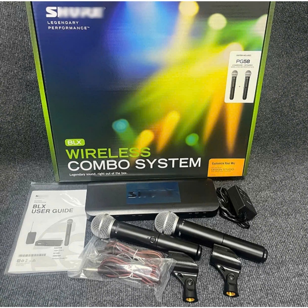 micro không dây shure blx288/pg58