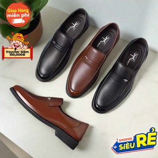 Giày Tây Nam Da Bò Đế Cao 4 cm Phù Hợp Cho Mọi Lứa Tuổi Sang Trọng Lịch Lãm P10 Bảo Hành  1 năm
