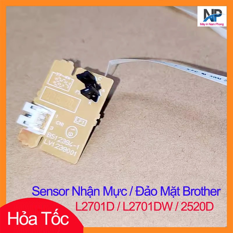 Board Mạch Nhận Mực Brother HL L2701D / L2701DW / DCP 2520 - Điều Khiển Đảo Mặt