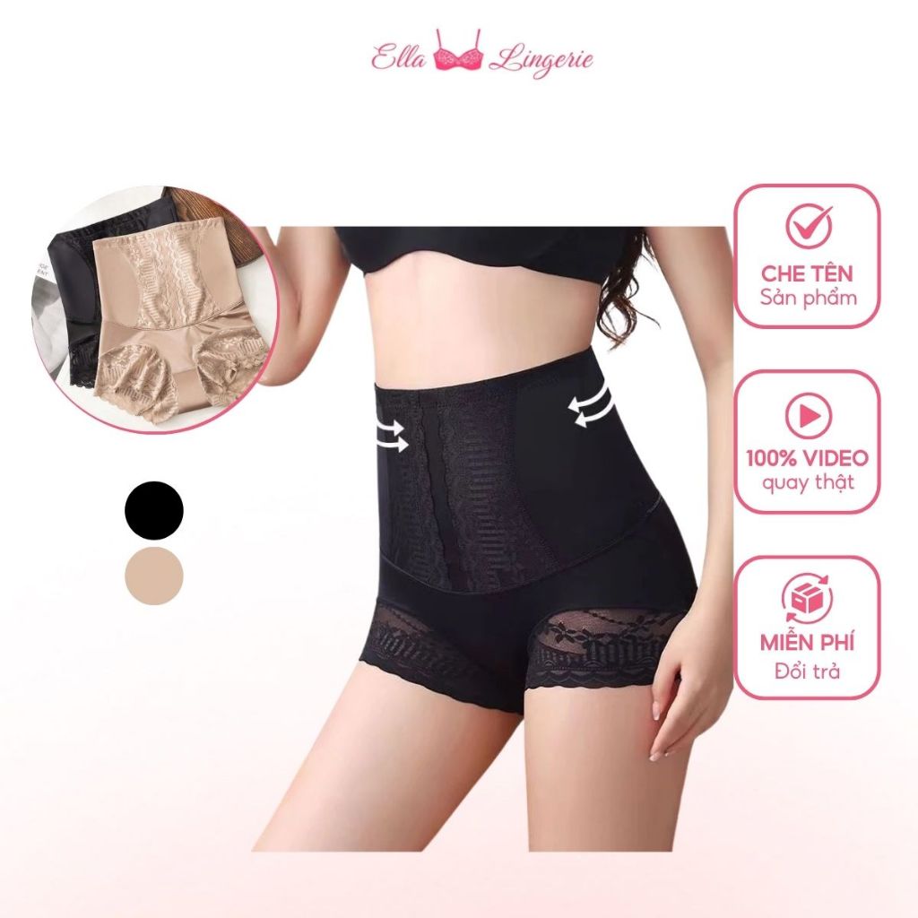 Quần Lót Gen Nịt Bụng Cạp Cao Định Hình Eo Thon Tạo Dáng Chuẩn Mặc Thoải Mái 8819