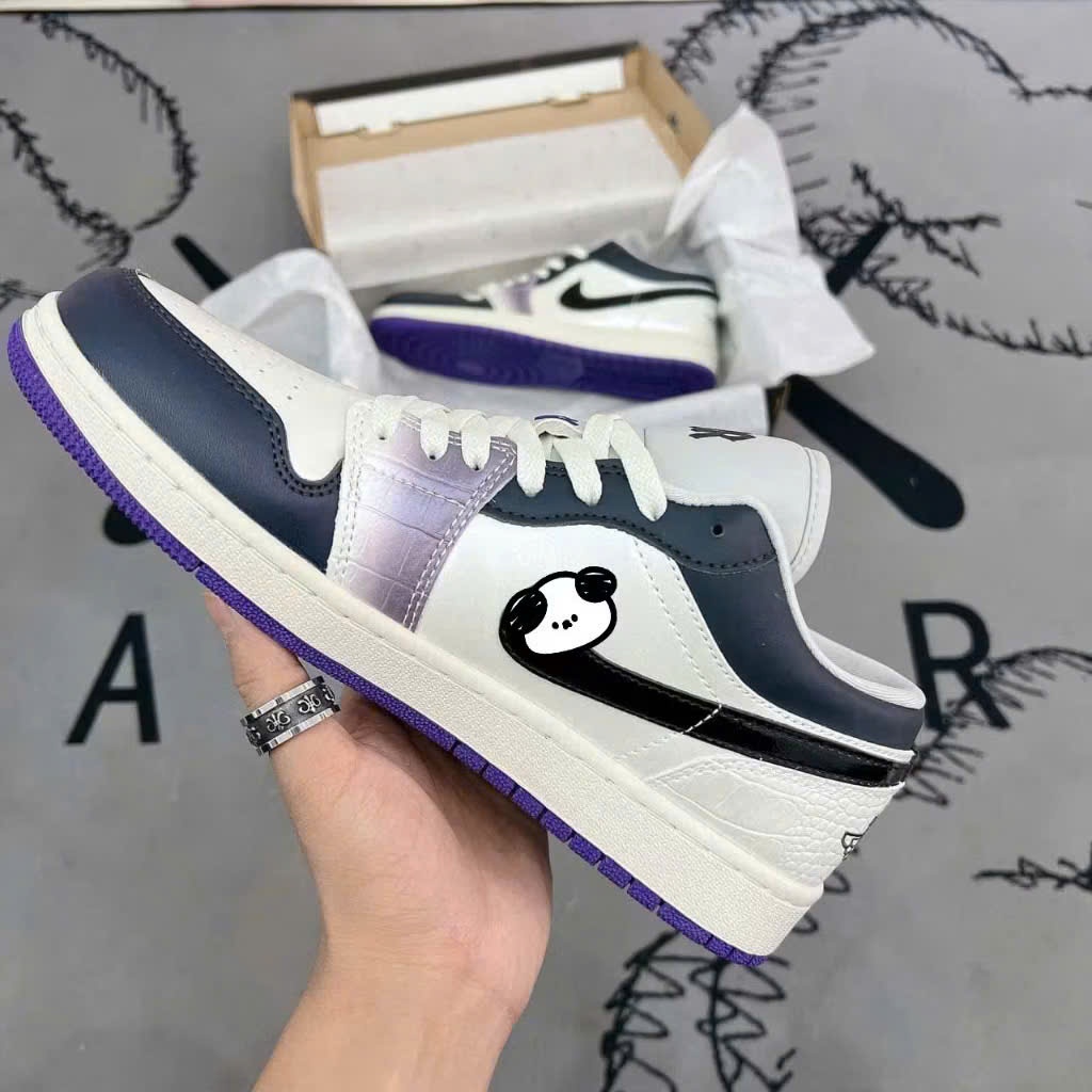 GIÀY THỂ THAO JORDAN LOW TÍM, JORDAN XANH NAVY- GIAGY SNEAKER JORDAN CỔ THẤP