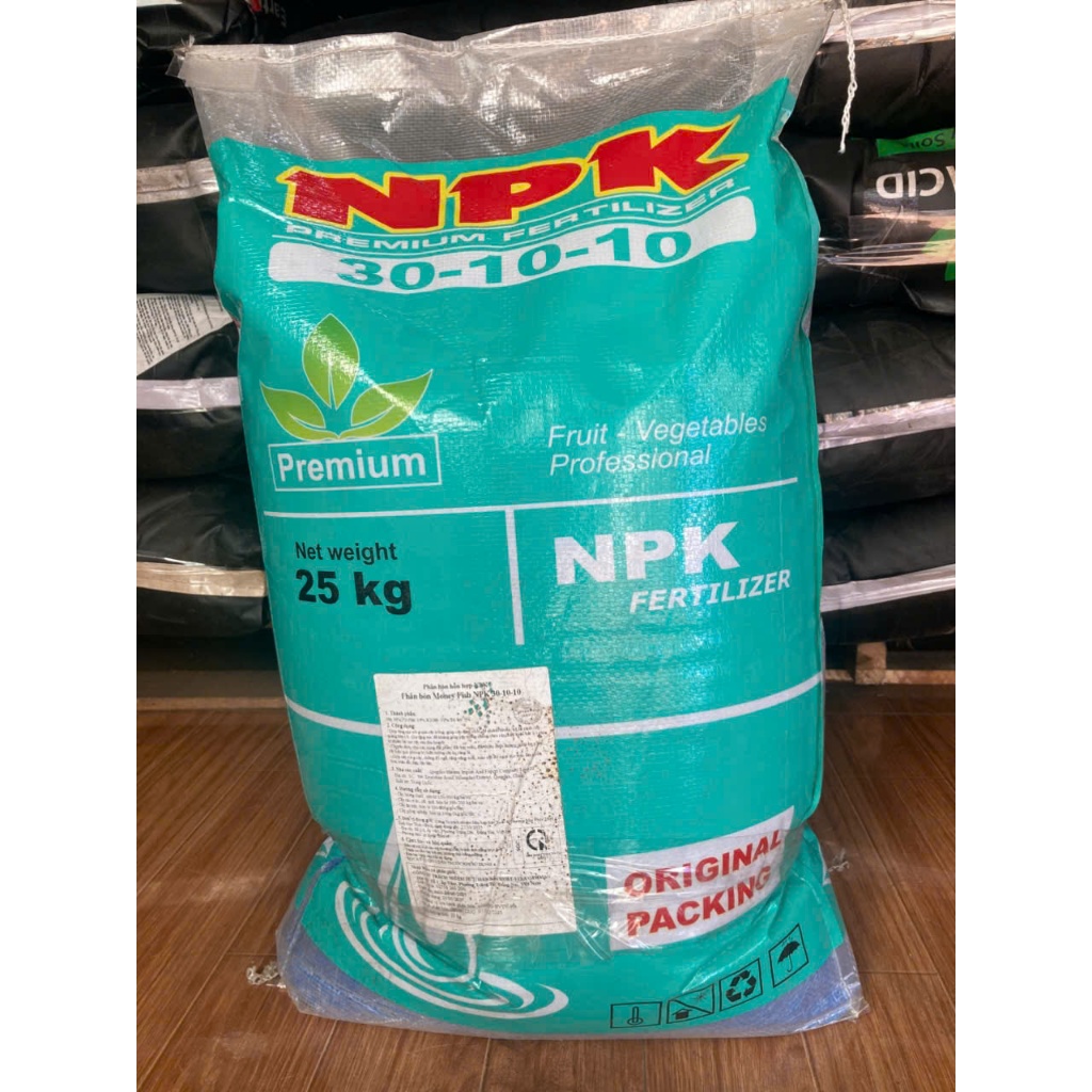 Phân Bón NPK 30-10-10 Bao 25kg[túi 5kg] Chuyên Rau Màu, Hoa Cây Cảnh Giúp Cây Đẻ Nhánh. - Bung Chồi 