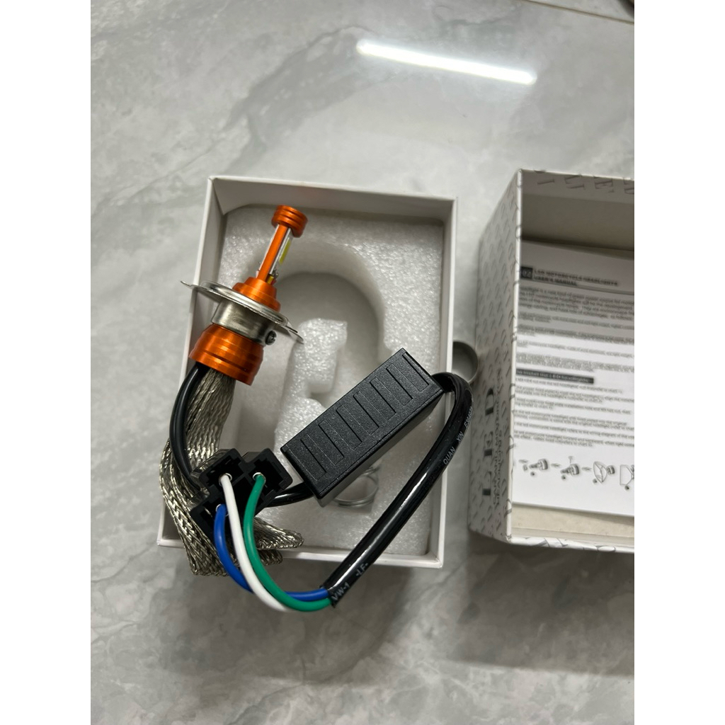 Đèn led 2 tim siêu sáng chân đa năng H4-M5 [ hàng loại 1 ]